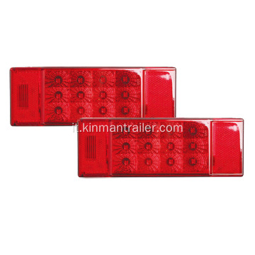 Fanale posteriore a LED rosso per rimorchio camper